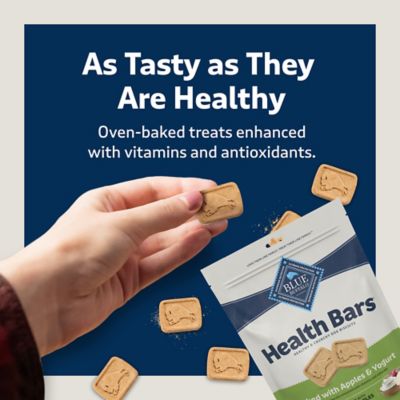 Image showing 5 th Blue Buffalo Health Bars Apples and Yogurt Biscuits Crunchy Dog Treats, 16 oz.