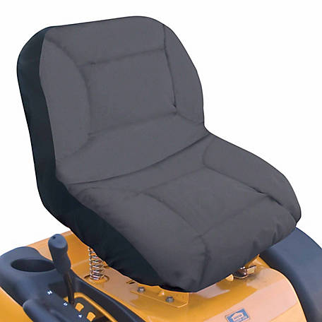 Classic Accessories Cub Cadet Tractor Seat Cover Medium Black At Supply Co - Cub Cadet Lawn Mower Seat Cover