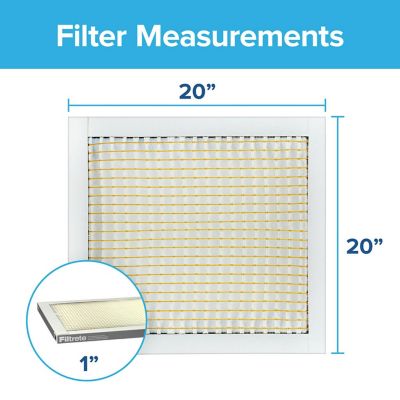 Image showing  Filtrete Basic Dust Filter, 20 in. x 20 in. x 1 in.