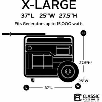 Image showing  Generator Cover for Generators Up to 15,000 Watts