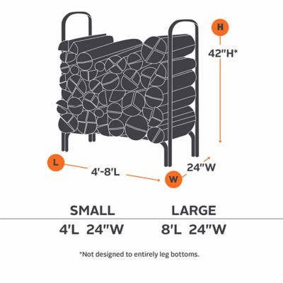 Image showing  4 ft. Polyester Log Rack Cover