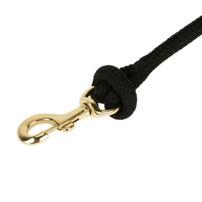 Image showing  20 ft. Braided Cotton Lunge Line with Leather Popper