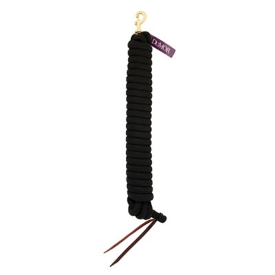 Image showing  20 ft. Braided Cotton Lunge Line with Leather Popper
