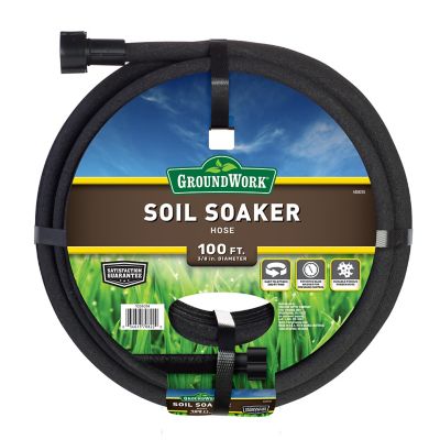 GroundWork 3/8 in. x 100 ft. Light-Duty Soil Soaker Hose