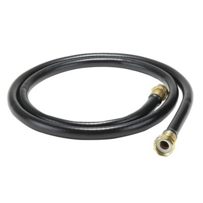 GroundWork 5/8 in. x 6 ft. CA Leader Hose, Black