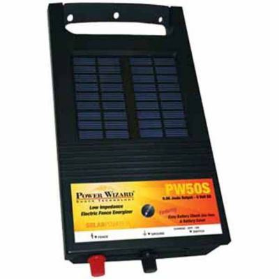 Power Wizard 0.06 Joule Solar-Powered Electric Fence Energizer, 3 Acres
