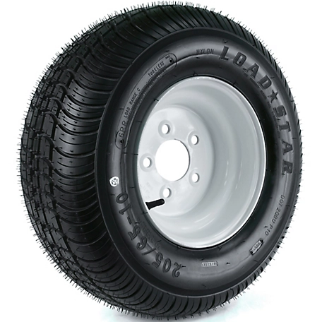 Kenda 205/65-10 5 on 4.5 Loadstar Trailer Tire and 5-Hole Wheel