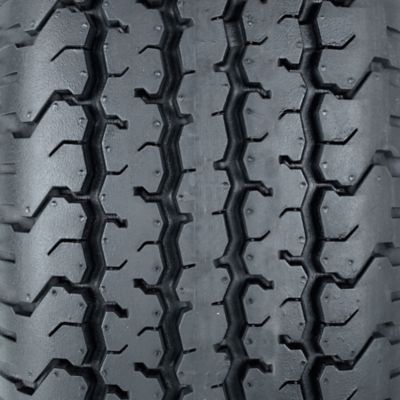 Image showing  225/75R-15 LRD Loadstar Karrier Radial Trailer Tire and 6-Hole Custom Spoke Wheel