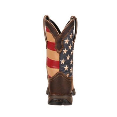 Image showing 5 th Durango Women's Lady Rebel Western Pull-On Flag Boots, 10 in.
