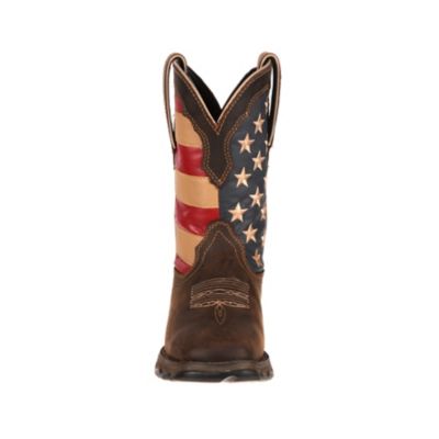 Image showing  Women's Lady Rebel Western Pull-On Flag Boots, 10 in.