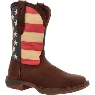 Durango Men's Rebel Pull-On Flag Boots, 11 in.
