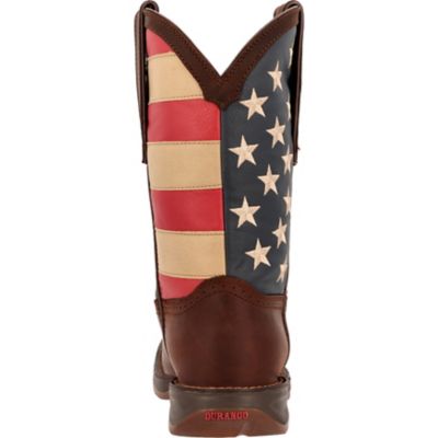 Image showing 1 th Durango Men's Rebel Pull-On Flag Boots, 11 in.