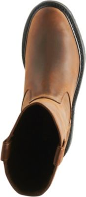 Image showing  Men's Slip-Resistant Round Toe Wellington Work Boots, 10 in.