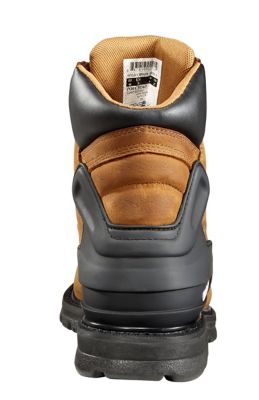 Image showing  Men's Steel Toe Waterproof Work Boots, Brown Oil Tanned Leather, 6 in.