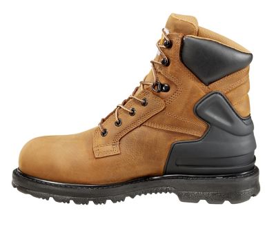 Image showing  Men's Steel Toe Waterproof Work Boots, Brown Oil Tanned Leather, 6 in.
