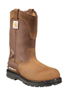 Carhartt Men's Waterproof Soft Toe Wellington Boots, Oil-Tanned Leather, 11 in.