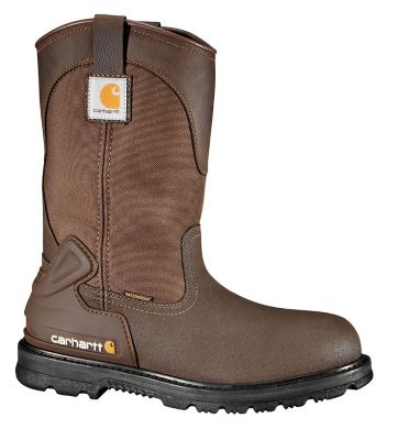 Carhartt Men's Bison Waterproof Steel Toe Wellington Boots, Oil-Tanned Leather, 11 in. I have tried many other brands but none of them have lasted as long as these or have even come close in price
