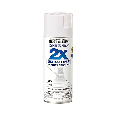 Rust-Oleum 12 oz. Painter's Touch 2X Ultra Cover Spray Paint, Gloss