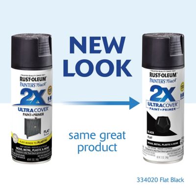 Image showing  12 oz. Painter's Touch 2X Ultra Cover Spray Paint, Flat