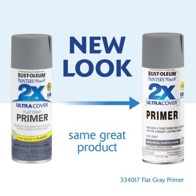 Image showing  12 oz. Painter's Touch 2X Ultra Cover Spray Primer, Flat