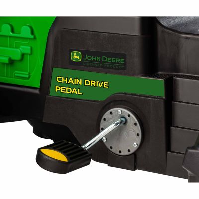 Image showing  John Deere Tractor with Front Loader Ride-On Toy, Ages 3-7