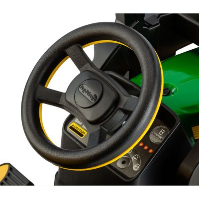 Image showing  John Deere Tractor with Front Loader Ride-On Toy, Ages 3-7