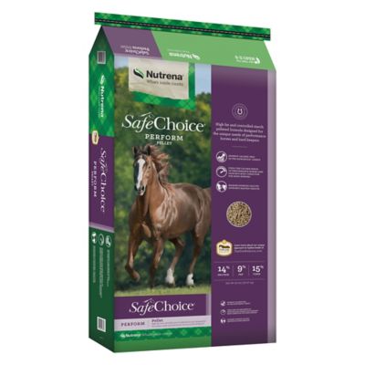 Nutrena SafeChoice Perform 14/9 Pelleted Horse Feed, 50 lb. Bag