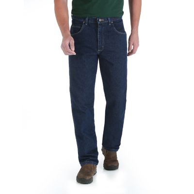 Image showing 0 th Wrangler Men's Relaxed Fit High-Rise Rugged Wear Jeans