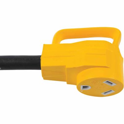 Image showing  30M/30F AMP 12 in. 4-Prong Generator Adapter