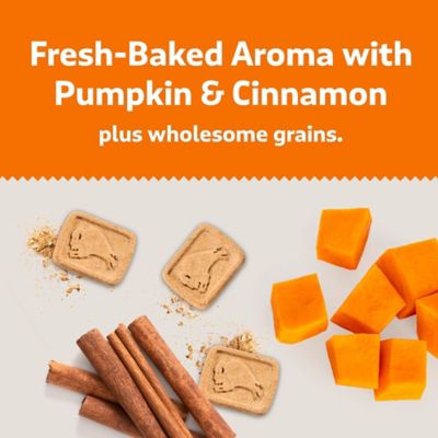 Image showing  Health Bars Natural Pumpkin and Cinnamon Flavor Crunchy Dog Treat Biscuits, 16 oz.