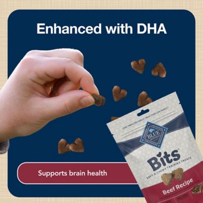 Image showing 5 th Blue Buffalo Bits Tender Beef Recipe Soft Training Dog Treats, 4 oz.