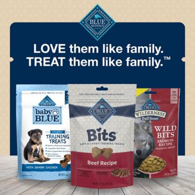Image showing 7 th Blue Buffalo Bits Tender Beef Recipe Soft Training Dog Treats, 4 oz.