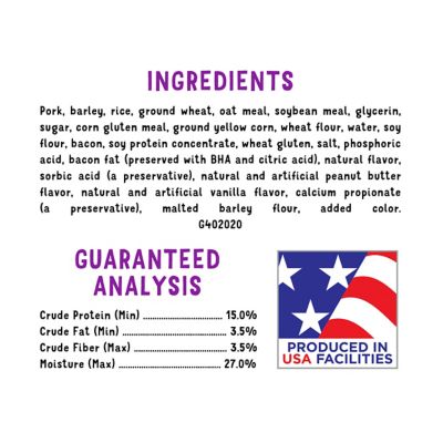 Image showing  Bacon and Peanut Butter Flavor Dog Treats, 25 oz.