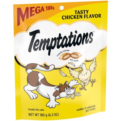 Image showing  Classic Crunchy and Soft Tasty Chicken Flavor Cat Treats, 6.3 oz. Pouch