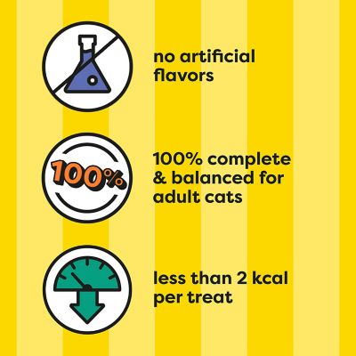 Image showing 8 th Temptations Classic Crunchy and Soft Savory Salmon Flavor Cat Treats, 6.3 oz. Pouch