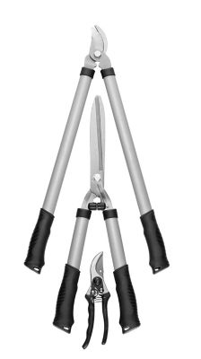 GroundWork Lopper, Hedge Shears, and Bypass Pruner Cutting Set, 3 pc.