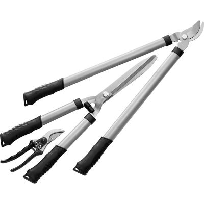 Image showing  Lopper, Hedge Shears, and Bypass Pruner Cutting Set, 3 pc.