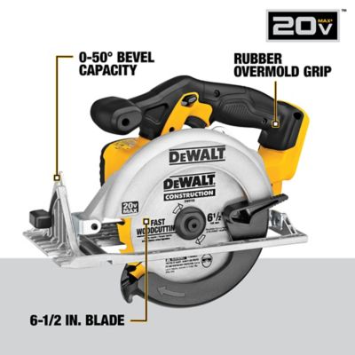 Image showing  20V MAX Cordless 6-1/2 in. Circular Saw
