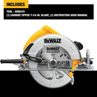 Image showing 11 th DEWALT 15A Corded 7-1/4 in. Lightweight Circular Saw