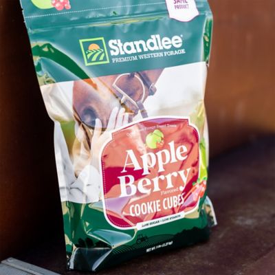 Image showing  Premium Western Forage Apple Berry Cookie Cubes Horse Treat