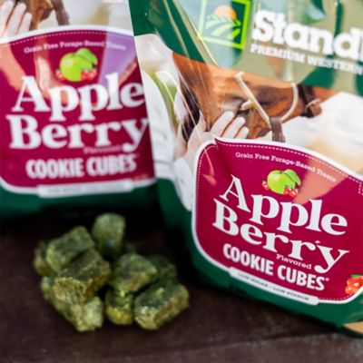 Image showing  Premium Western Forage Apple Berry Cookie Cubes Horse Treat