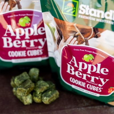 Image showing  Premium Western Forage Apple Berry Cookie Cubes Horse Treat