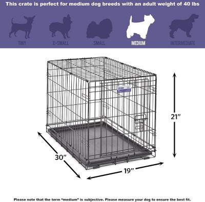 Image showing  iPet Crate 1-Door Steel Dog Crate