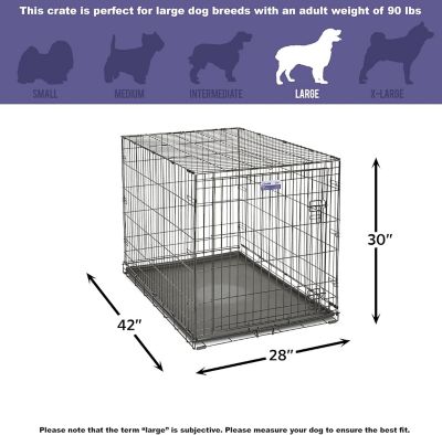 Image showing  iPet Crate 1-Door Steel Dog Crate