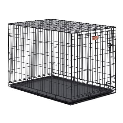 MidWest Homes for Pets iPet Crate 1-Door Steel Dog Crate Not fond of wire crates but this one worked