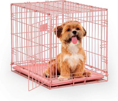 Image showing  Fashion iPet Crate 1-Door Steel Dog Crate, 24.5 in.