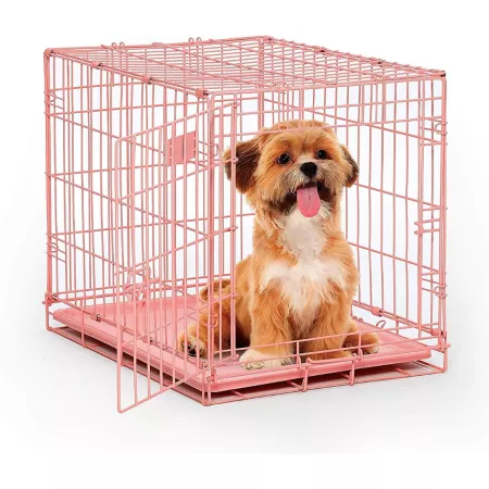 MidWest Homes for Pets Fashion iPet Crate 1-Door Steel Dog Crate Wire Crates