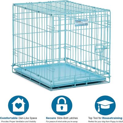 Image showing  Fashion iPet Crate 1-Door Steel Dog Crate, 24.5 in.
