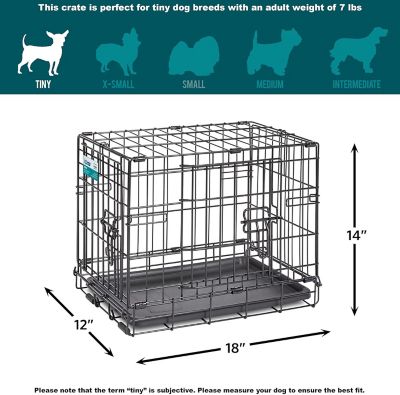 Image showing  iCrate 2-Door Steel Dog Crate