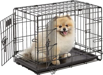Image showing  iCrate 2-Door Steel Dog Crate